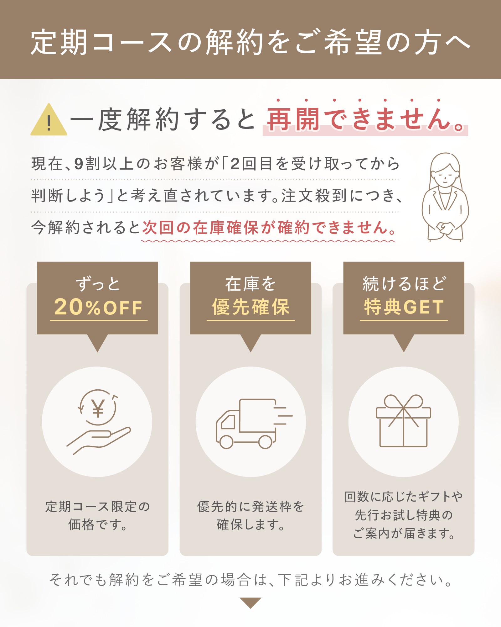 定期継続のメリット